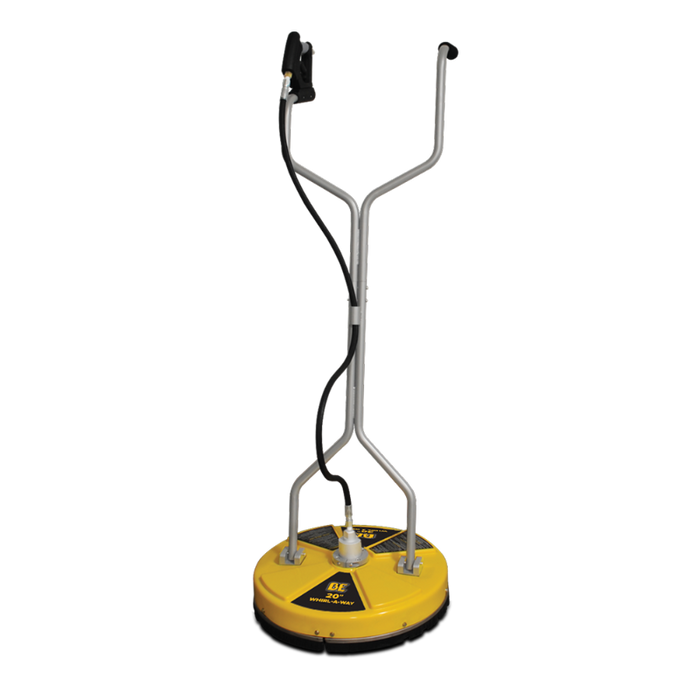 BE Power Equipment 20 Whirl A Way Pressure Washer Surface Cleaner in white background