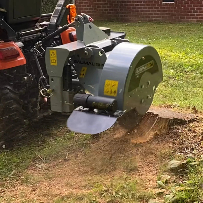 Baumalight 1P24 Stump Grinder For Tractors in Action