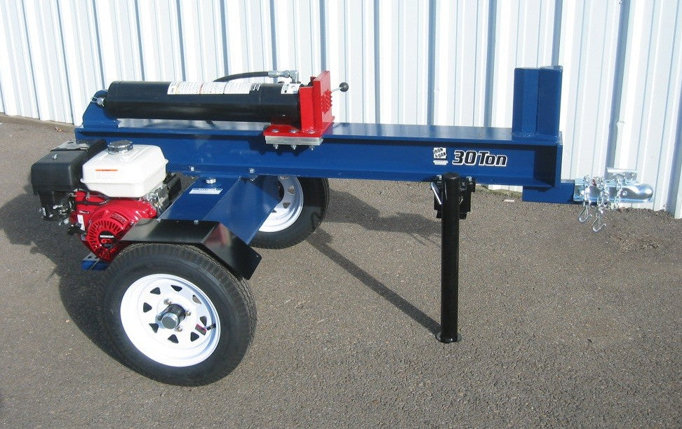Iron and Oak 30 Ton Horizontal Log Splitter right side view
