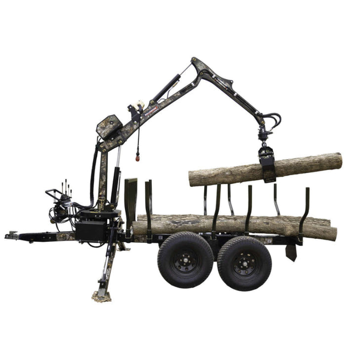 Wallenstein LXT95 Off Road Log Loader TowableSelf Contained in white background
