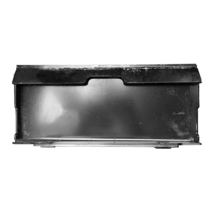 skid steer attachment plate in horizontal placement