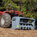 3 point hitch brush mulcher close up