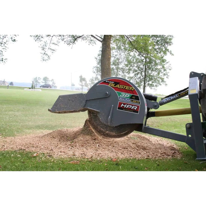 3 point stump grinder right side view