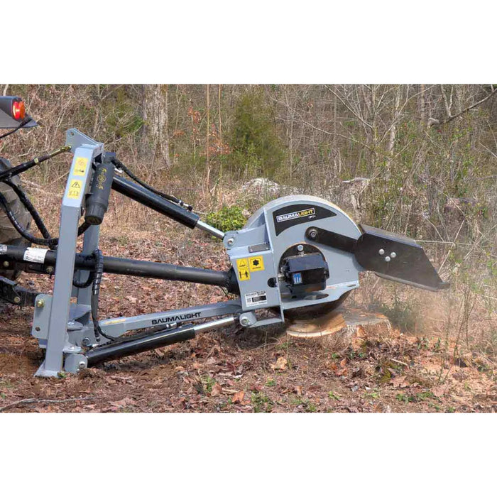 3pt stump grinder	in forest view