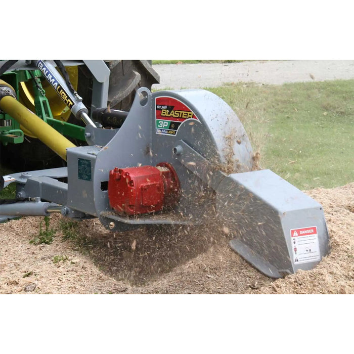 3pt stump grinder left side view