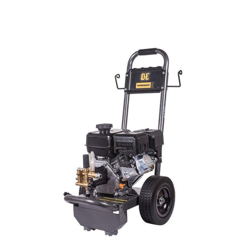 BE Power Equipment 3100 PSI Pressure Washer 225cc PowerEase Engine Axial Pump in white background