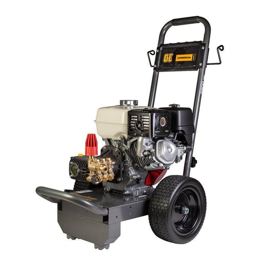 BE Power Equipment 3800 PSI Gas Pressure Washer B389HC 3_5 GPM Honda 270cc Engine Direct Drive Triplex in white background