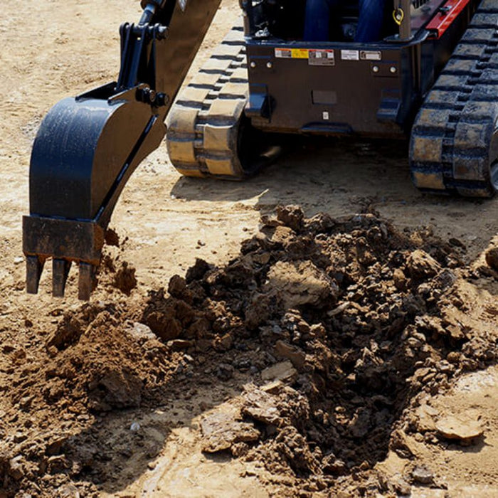 Backhoe Skid Steer Attachment Right Side View