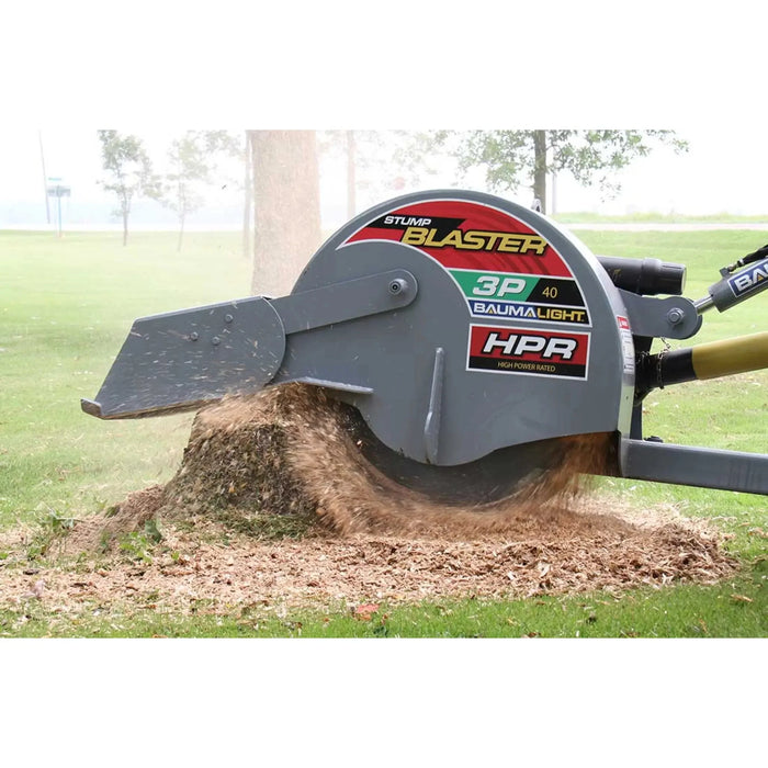 Baumalight 3 Pt Stump Grinder for Tractors 3P40 side view