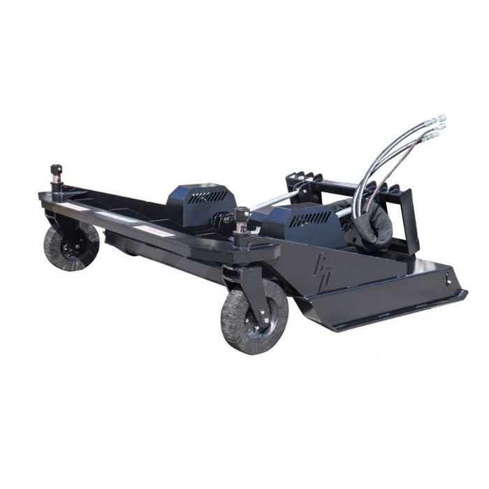 Blue Diamond 84 Skid Steer Brush Cutter Dual Motor in White Background