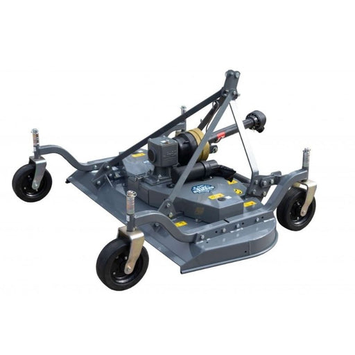 Blue Diamond Finishing Mower in White Background