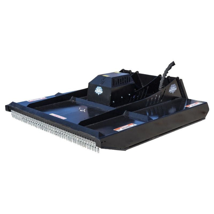 Blue Diamond Heavy Duty Skid Steer Brush Cutter in White Background