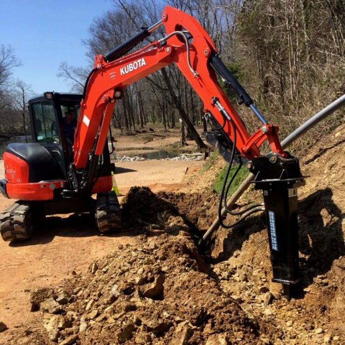 Blue Diamond Hydraulic Breaker on Site