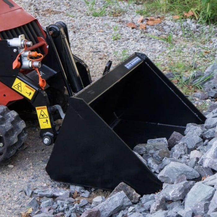 Blue Diamond Low Profile Skid Steer Bucket in Action