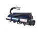 Blue Diamond Mini Rototiller in White Background