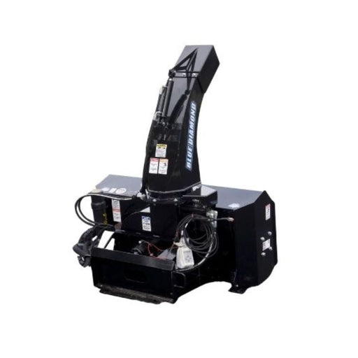 Blue Diamond Mini Snow Blower in White Background