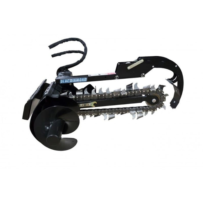 Blue Diamond Mini Trencher in White Background