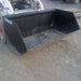 Blue Diamond Skid Steer Dumpster Bucket Left Side View