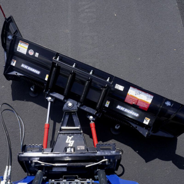 Blue Diamond Skid Steer Plow Blade Top View