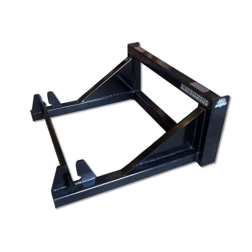 Blue Diamond Sod Roller Attachment for Skid Steer in white background