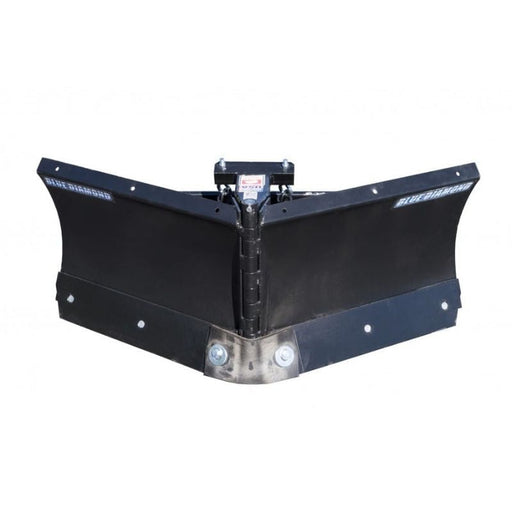 Blue Diamond V Blade Mini Skid Steer Snow Plow in white background