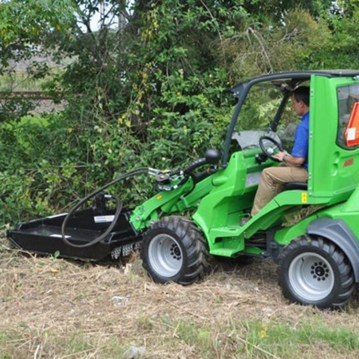 Brush Cutter Mini Skid Steer Right View