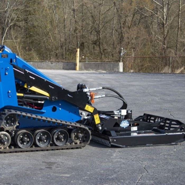 Brush Cutter for Mini Skid Steer in Action