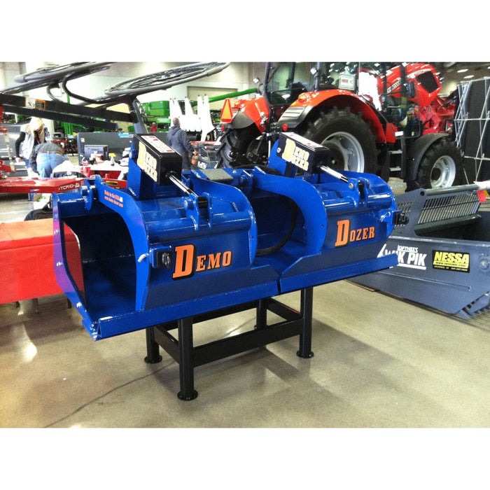 Demo Dozer Grapple In Blue Front View