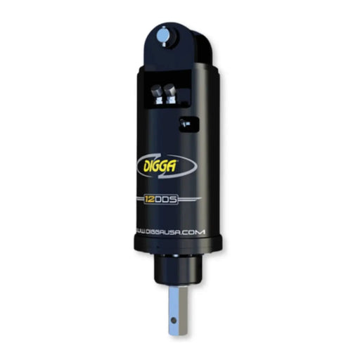 Digga 12dds High Flow Auger Drive for Skid Steers and Excavators Front View