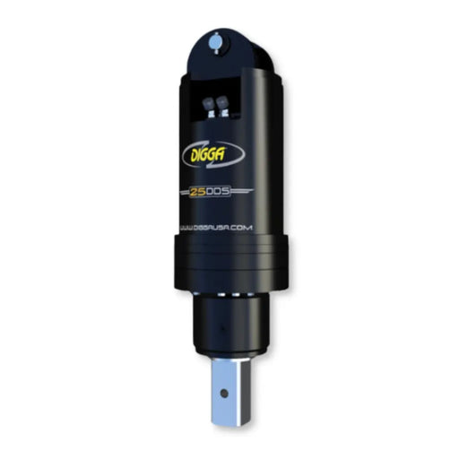 Digga 25dds High Flow Auger Drive for Skid Steer and Excavator Front View