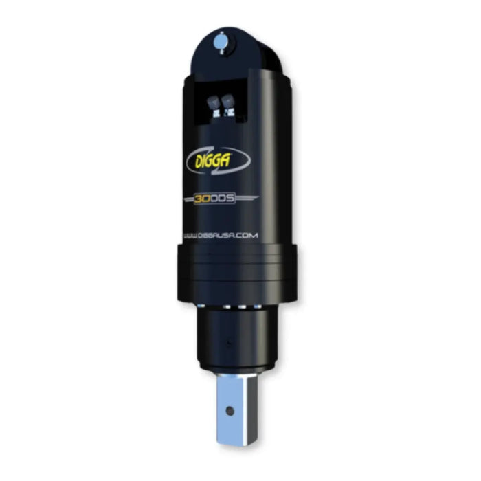 Digga 30dds High Flow Auger Drive for Skid Steer and Excavators Front View