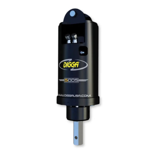 Digga 5dds High Flow Auger Drive for Skid Steer and Excavator Front View