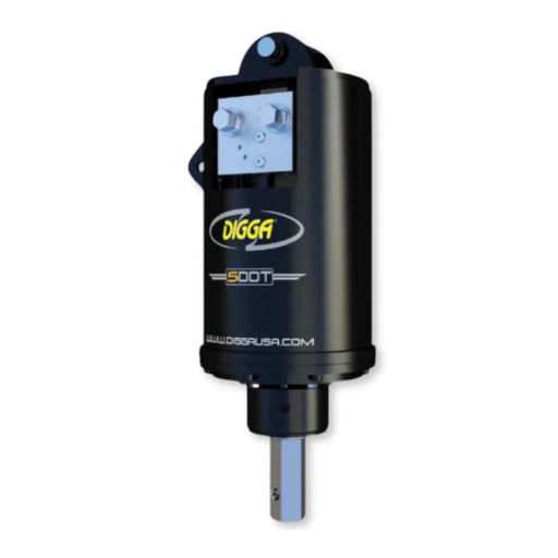 Digga 5ddt 2 Speed High Flow Auger Drive for Skid Steer and Excavators Front View