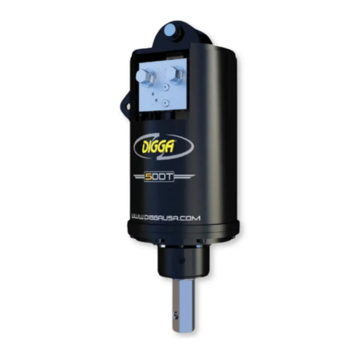 Digga 5ddt 2 Speed High Flow Auger Drive for Skid Steer and Excavators Front View