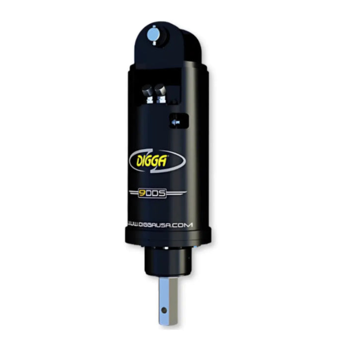 Digga 9dds High Flow Auger Drive for Skid Steer and Excavators Front View
