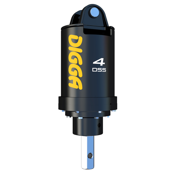 Digga 4DSS Auger Drive Unit For Skid Steer And Excavator in white background