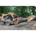 EZ SPOT UR 3 Finger Rock and Tree Hand Skid Steer Grapple Attachment operating