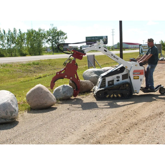 EZ SPOT UR Compact Track Loader Rotating Attachment Base operating