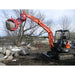 EZ SPOT UR Mini Excavator Rotating Attachment Base in action