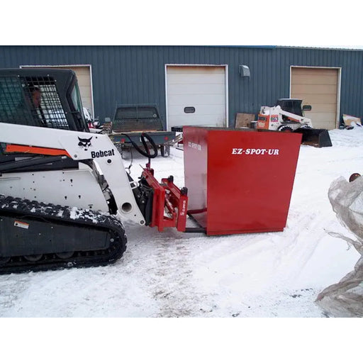 EZ SPOT UR Pallet Forks Skid Steer Attachment side view