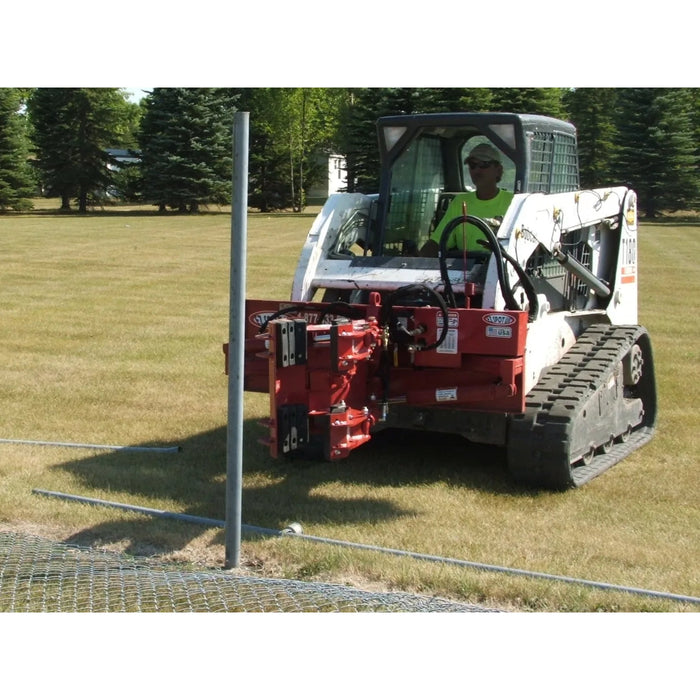 EZ SPOT UR Skid Steer Double Pole Claw operating