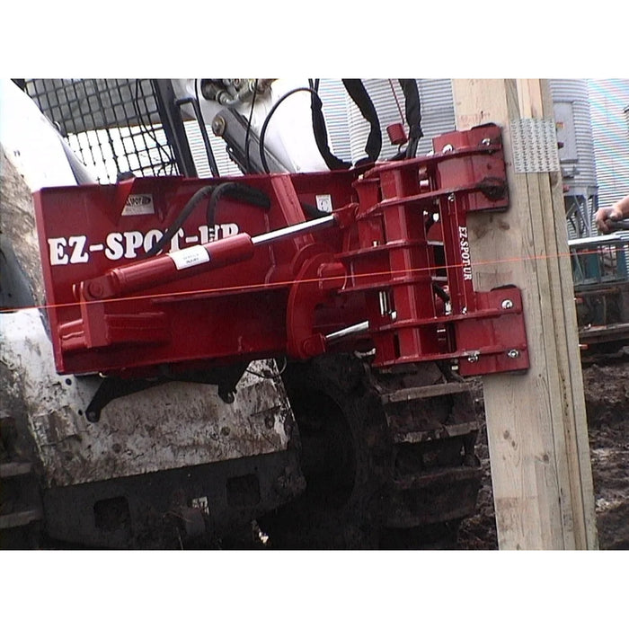 EZ SPOT UR Skid Steer Double Pole Claw side view