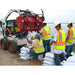 EZ SPOT UR Skid Steer Sand Bag Attachment at work