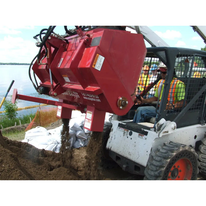 EZ SPOT UR Skid Steer Sand Bag Attachment front view