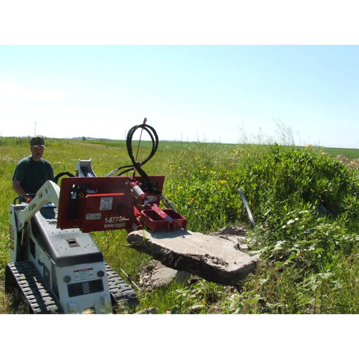 EZ SPOT UR Utility Claw Skid Steer Attachment in action