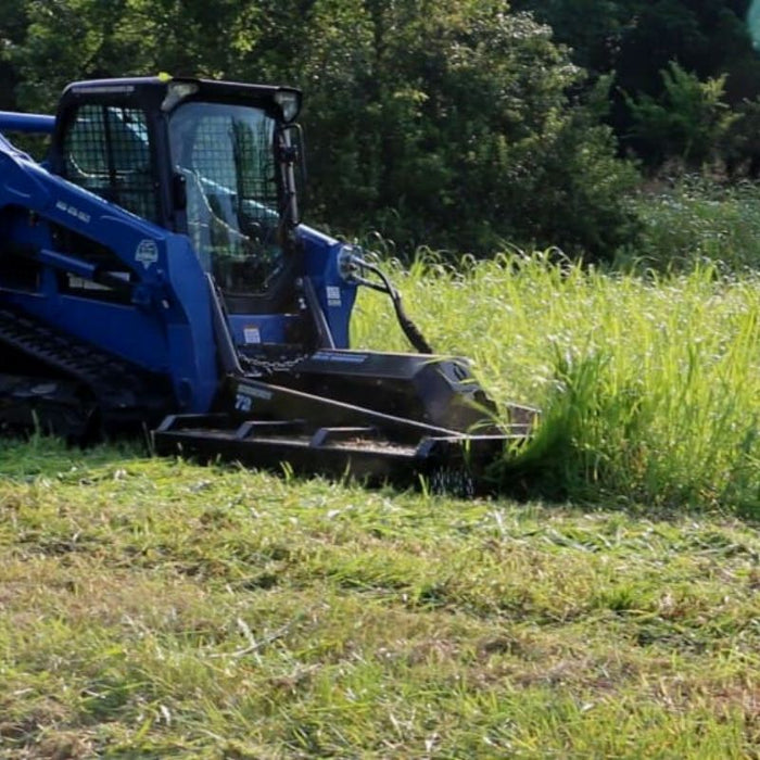 Extreme Duty Brush Cutter For Skid Steer in Action