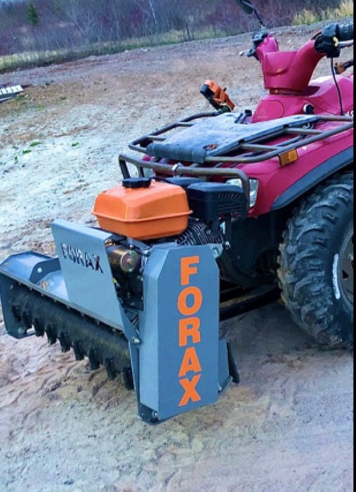 Forax Equipment GP36 Gas Powered Mulcher Atv Attachment left side view