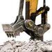 Geith Excavator Concrete Crusher in white background