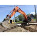 Geith Excavator Rock Bucket at work