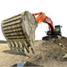 Geith Excavator Rock Bucket in action